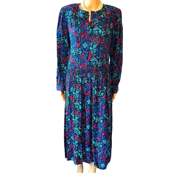 Darian Dresses & Skirts - VTG 90s Darian Cottagecore Floral Boho Spring Summer Mid Length Dress Women 10